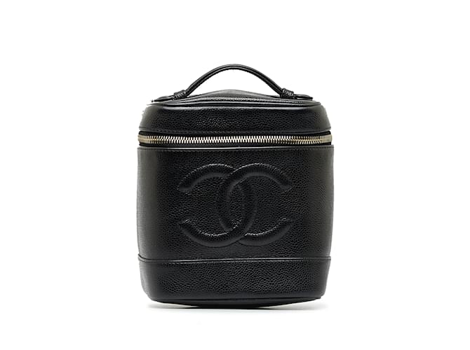 Vanity CHANEL Sacs à mainCuir Noir  ref.1174338