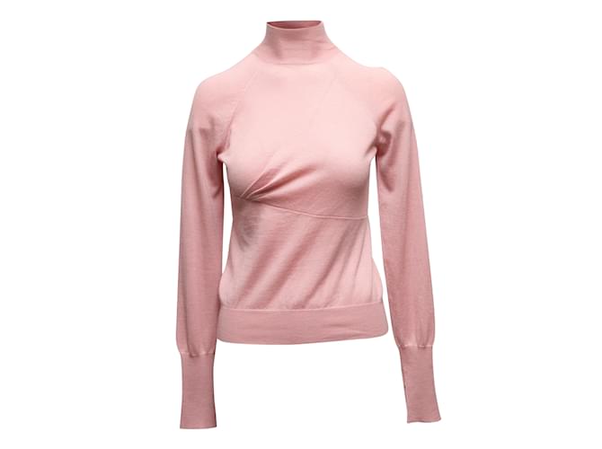 Light Pink Louis Vuitton Cashmere Mock Neck Sweater Size US M  ref.1174554