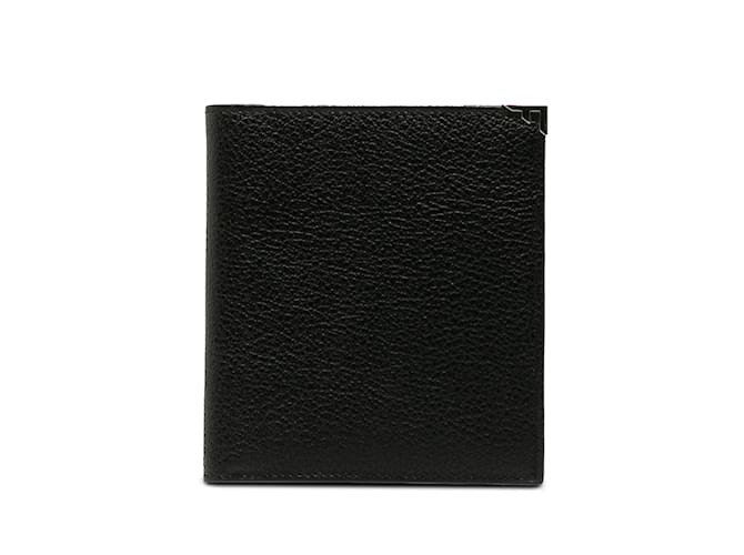Salvatore Ferragamo Kleines Portemonnaie aus schwarzem Ferragamo-Leder  ref.1174621