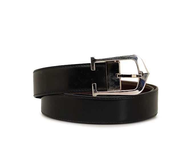 Black Cartier Leather Belt  ref.1174644