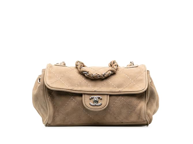 Tan Chanel Ultimate Stitch Accordion Shoulder Bag Camel Leather  ref.1174676