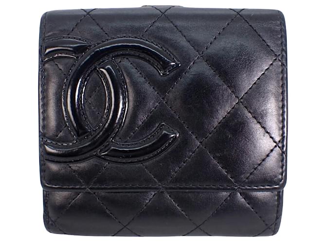 Chanel Cambon Black Leather  ref.1174718