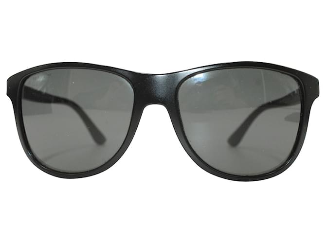 Prada SPR 20S getönte Sonnenbrille aus schwarzem Kunststoff  ref.1174812