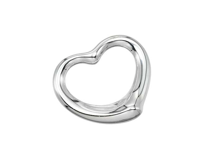 Tiffany & Co Pingente Coração Aberto em Prata Metal  ref.1174826