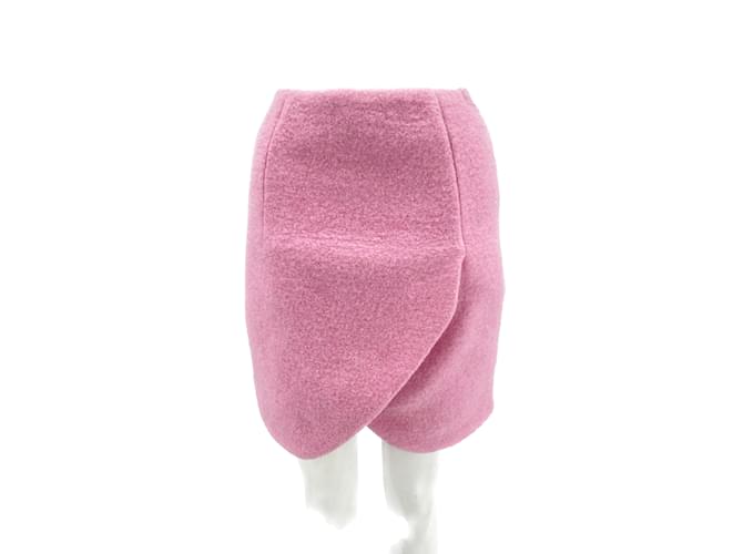 CARVEN  Skirts T.fr 36 Wool Pink  ref.1174981