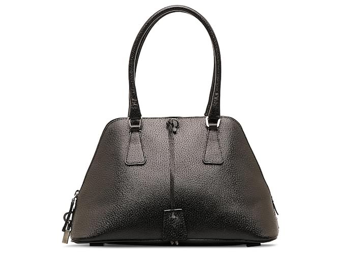 Prada Black Cinghiale Sport Handle Bag Leather Pony-style calfskin  ref.1175171