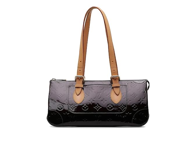 Louis Vuitton Schultertasche aus Lackleder Rosewood Avenue M93510 in sehr gutem Zustand Lila  ref.1175229