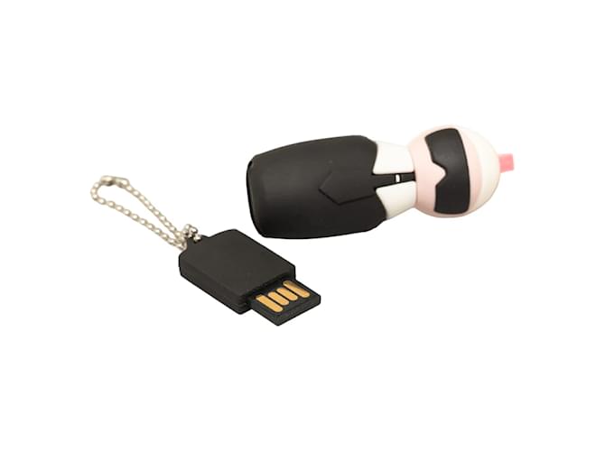 Fendi Charm de sac pour clé USB Karlito Plastique Noir  ref.1175252