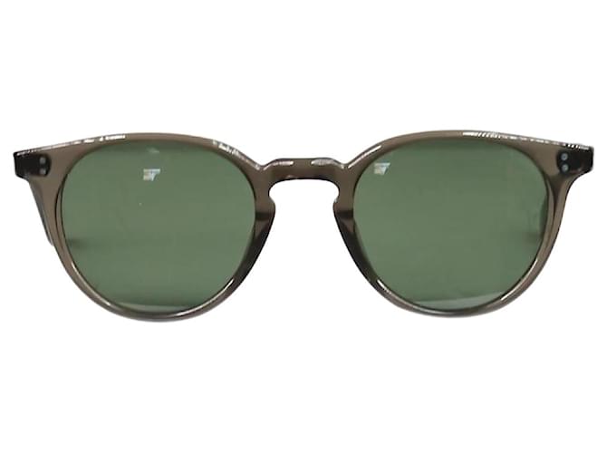 Autre Marque Grey round dark grey sunglasses  ref.1175286