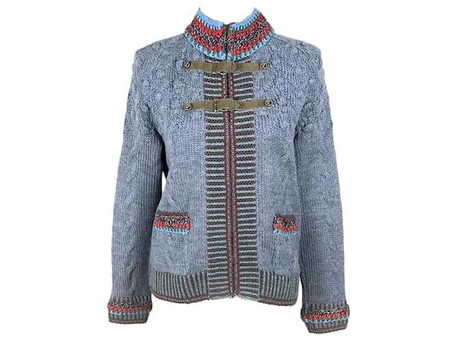 Chanel 5K$ New Paris / Salzburg Cardi Jacket Multiple colors Wool  ref.1175329