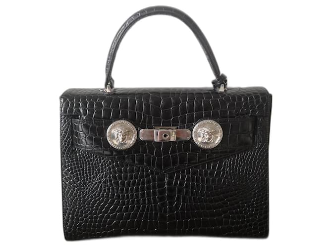 Gianni Versace Diana bag Nero Pelle  ref.1175367
