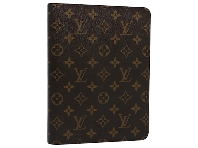 LOUIS VUITTON Monogram Agenda Bureau Day Planner Cover R20100 LV Auth yk9781 Cloth  ref.1175450