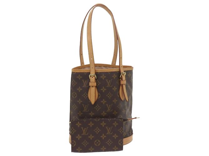 Bolso de hombro M con monograma Bucket PM de LOUIS VUITTON42238 LV Auth 60017UNA