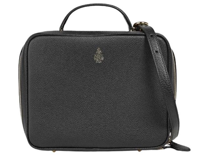 Autre Marque Borsa a mano Laura in pelle nera Nero