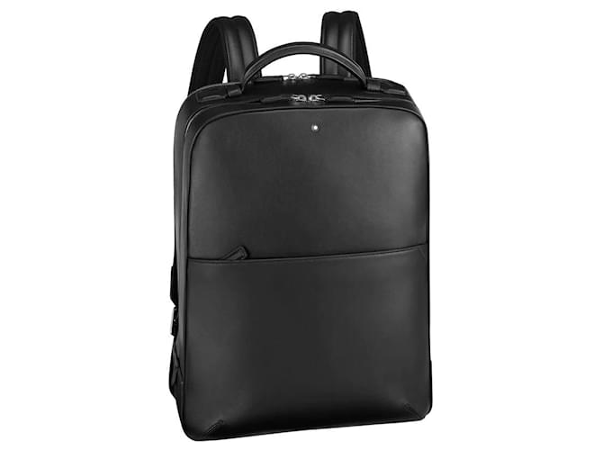 Montblanc Business Bag Meisterstuck Urban Large Backpack Black Leather  ref.1175565