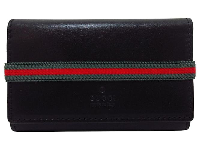 Gucci Sherry Black Leather  ref.1175630
