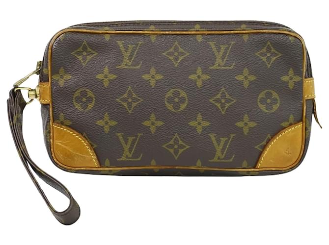 Louis Vuitton Marly Brown Cloth  ref.1175644