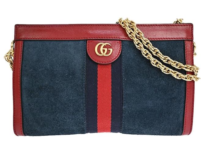 Gucci Ophidia Navy blue Suede  ref.1175745