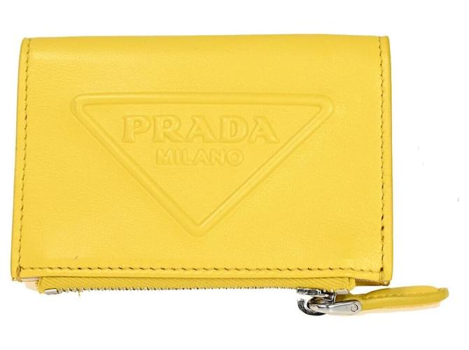 Prada Yellow Leather  ref.1175748