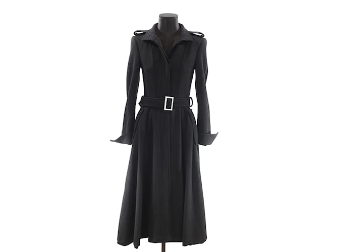 Saint Laurent Wool coat Black  ref.1175757