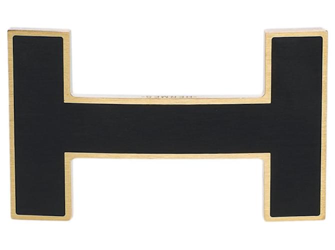 Hermès Accessoire HERMES Boucle seule / Belt buckle en Métal Noir - 101657  ref.1175761