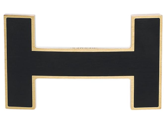 Hermès Accessorio HERMES Solo fibbia / Fibbia per cintura in metallo nero - 101657  ref.1175761