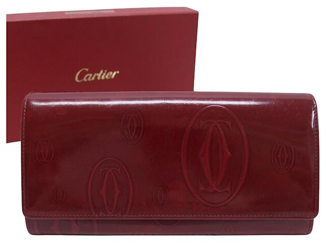 Cartier Joyeux anniversaire Cuir vernis  ref.1175903