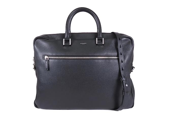 Schwarze Business-Tasche aus Saint Laurent-Leder  ref.1175918