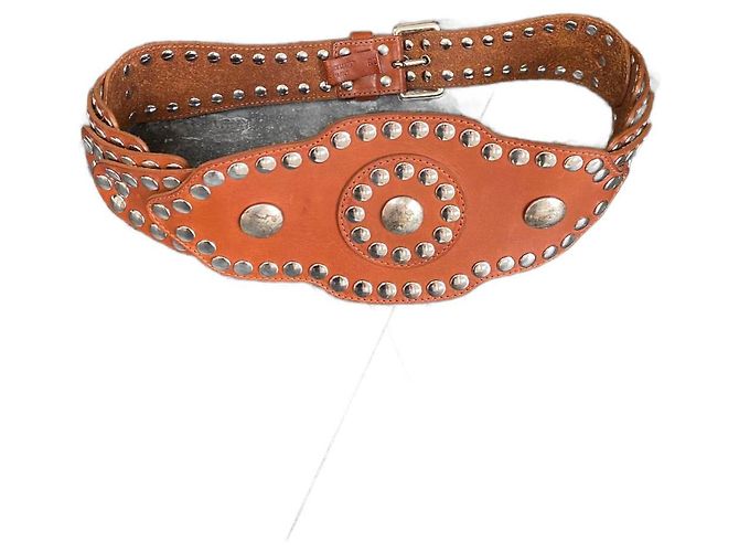 Lanvin Ledergürtel Hellbraun 