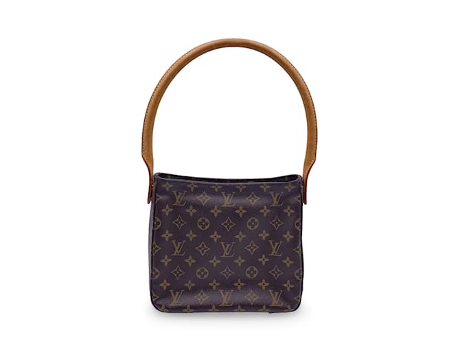 Louis Vuitton Monogram Canvas Looping MM Shoulder Bag M51146 Brown Cloth  ref.1176007