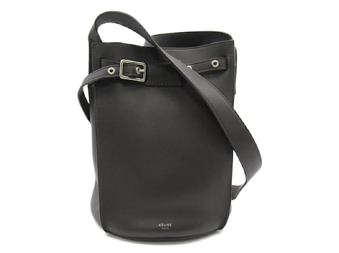 Céline Leather Bucket Bag  183343 Brown Pony-style calfskin  ref.1176076