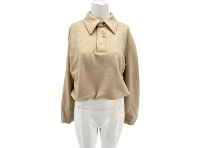 Autre Marque WOOYOUNGMI  Tops T.fr 36 Wool Camel  ref.1176105