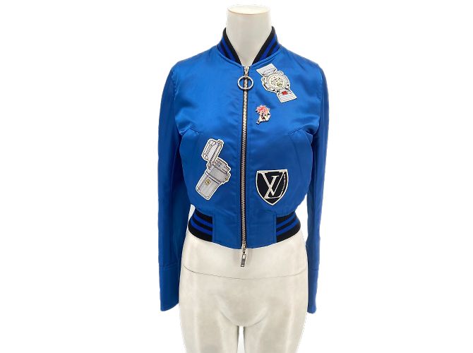 Louis Vuitton jackets T.FR 36 Polyester Blue
