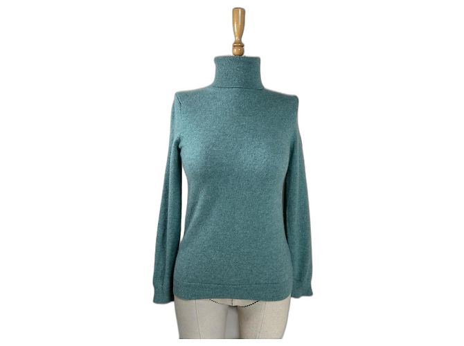 Eric Bompard cashmere jumper green