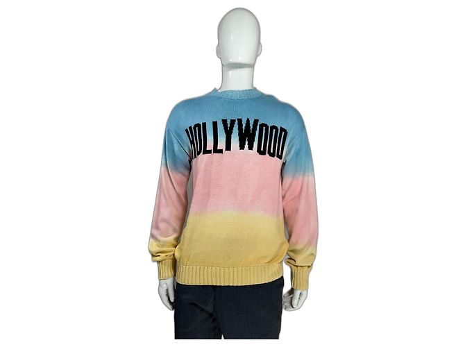 Autre Marque Laneus Hollywood Ombre Pullover Baumwolle Mehrfarben