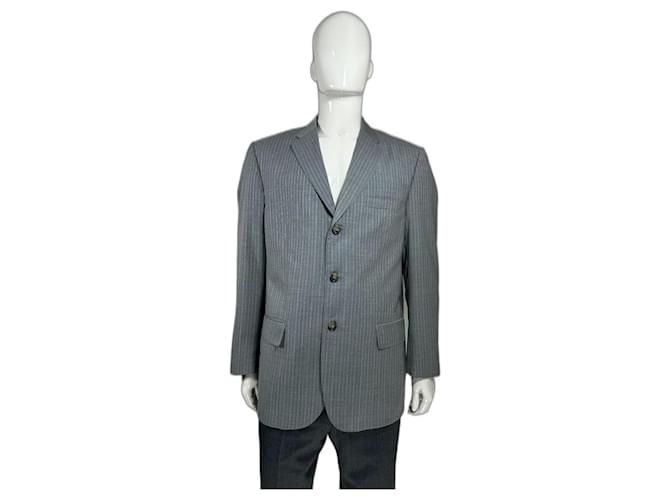 Valentino Garavani Blazers Jackets Grey Wool  ref.1176139