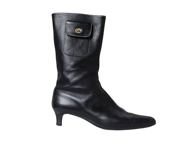 Coach Pocket Boot Black Leather  ref.1176580