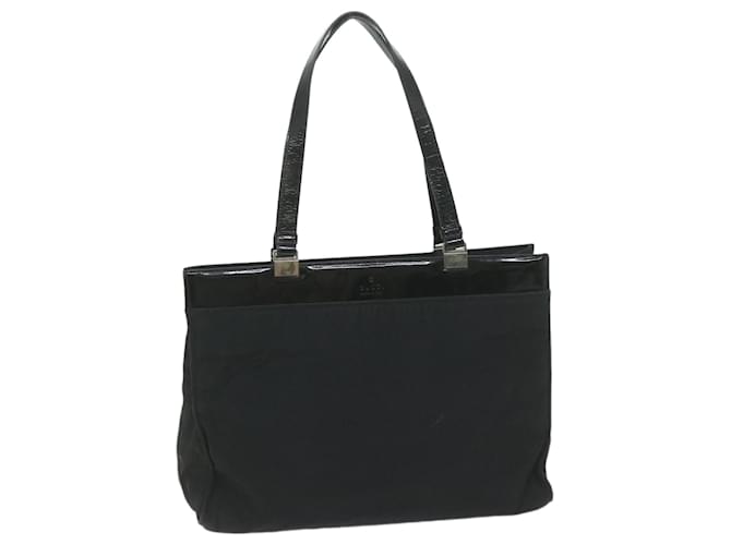 GUCCI Tote Bag Canvas Black 002 1039 002113 Auth bs10596 Cloth  ref.1176833