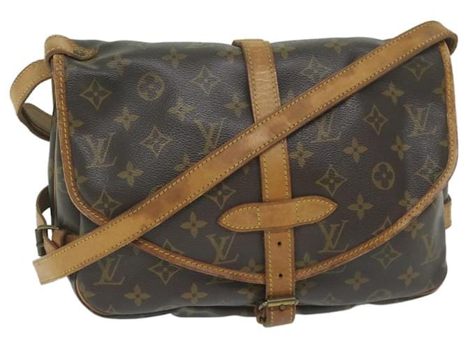 Louis Vuitton Monogram Saumur 30 Shoulder Bag M42256 LV Auth 60579 Cloth  ref.1176845