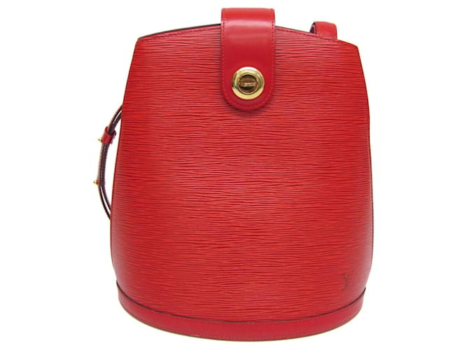Louis Vuitton Cluny Rot Leder  ref.1176972