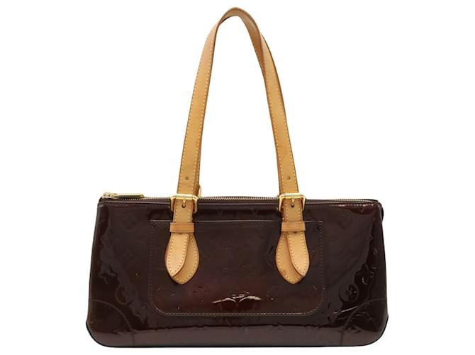 Louis Vuitton Rosewood Brown Patent leather  ref.1177130