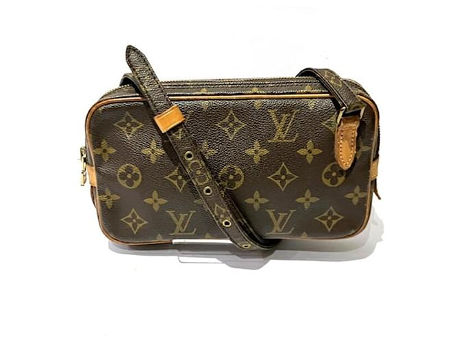 Louis Vuitton Marly Brown Cloth  ref.1177245