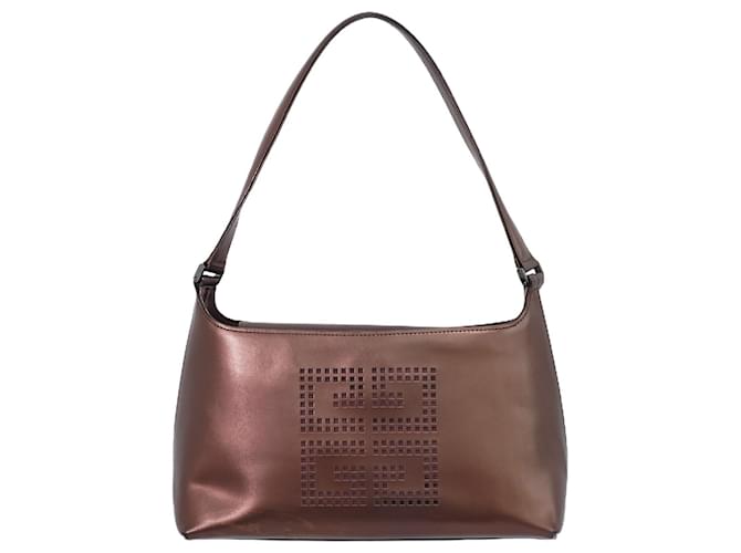GIVENCHY Marrom Couro  ref.1177272