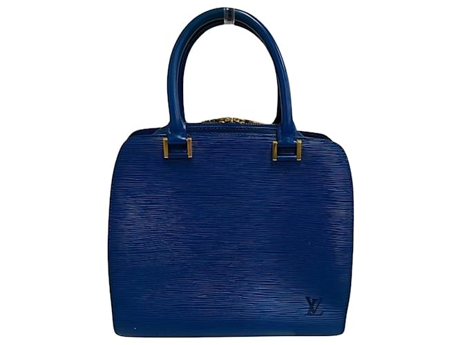 Louis Vuitton Pont Neuf Blue Leather  ref.1177299