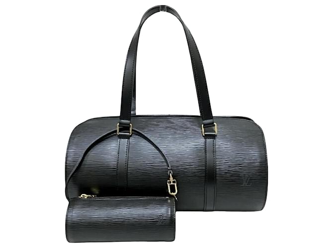 Louis Vuitton Soufflot Black Leather  ref.1177321