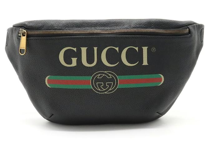 Gucci Negro Cuero  ref.1177354