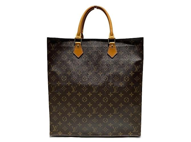 Louis Vuitton Sac plat Brown Cloth  ref.1177406