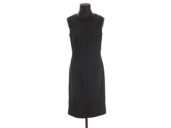 Dolce & Gabbana Robe noir Polyester  ref.1177429
