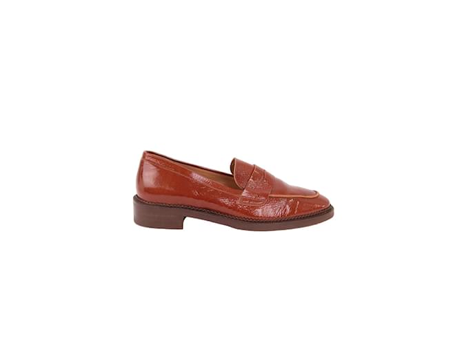 Autre Marque Leather loafers Brown  ref.1177433