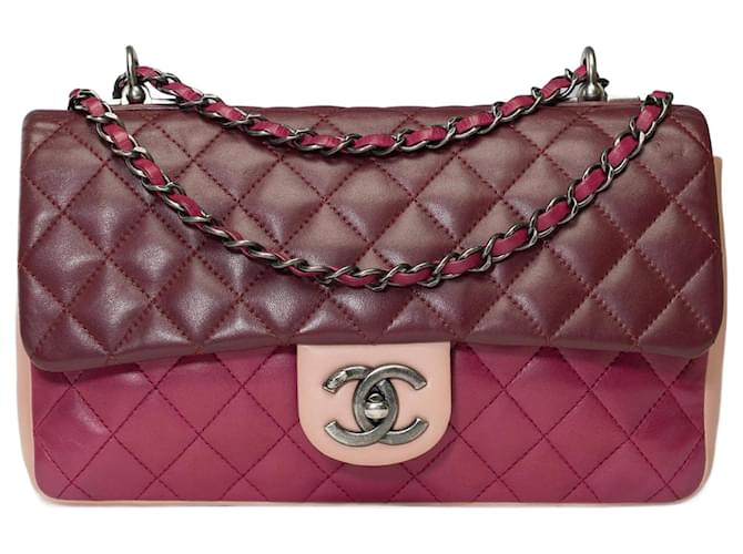 Sac Chanel Timeless/Classic in Multicolor Leather - 101595 Multiple colors  ref.1177462